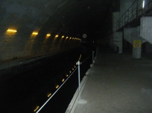 Inside the secret submarine base of the former USSR